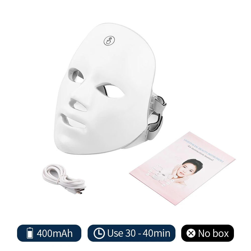 Red Light Therapy Face Mask 7 Colors