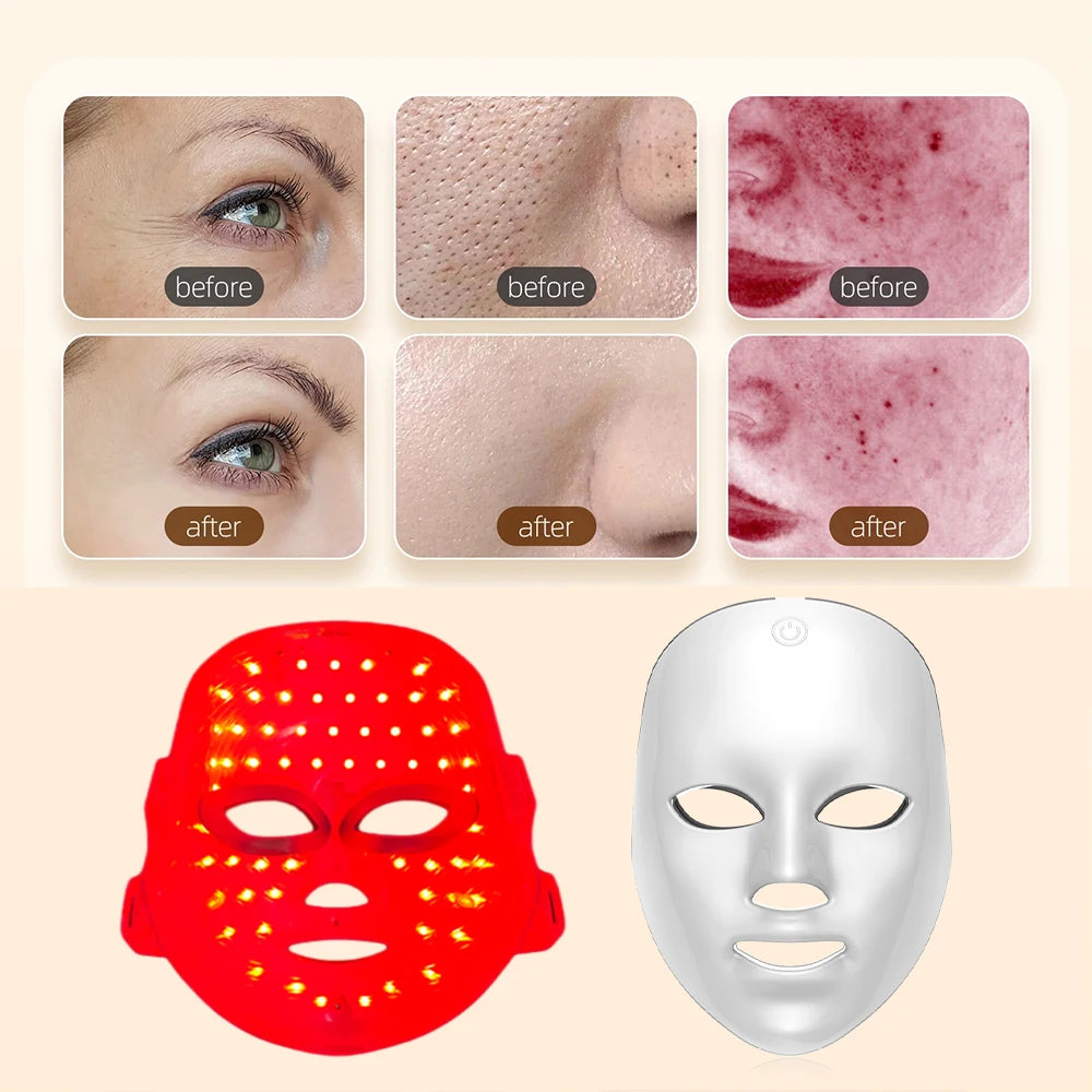Red Light Therapy Face Mask 7 Colors