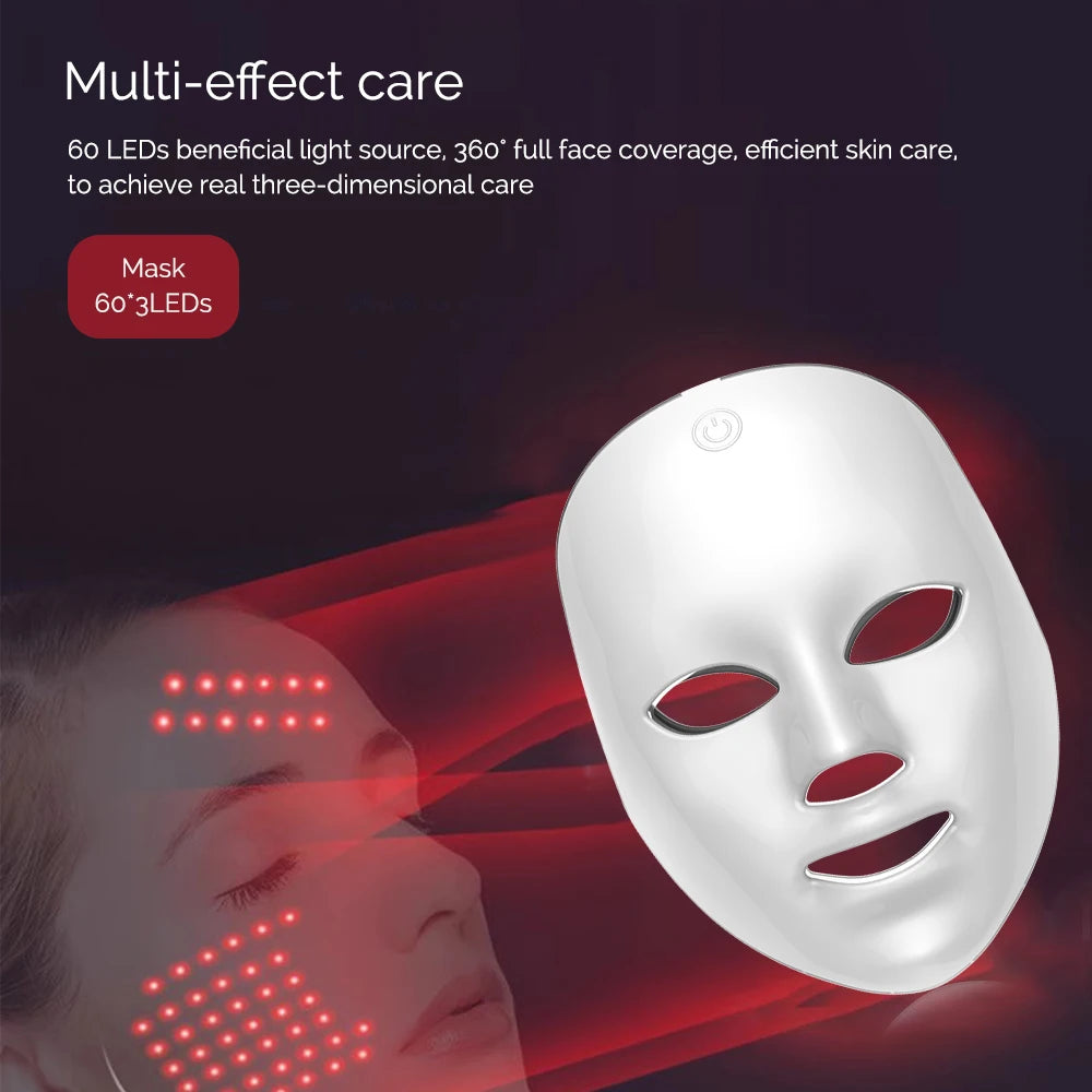 Red Light Therapy Face Mask 7 Colors
