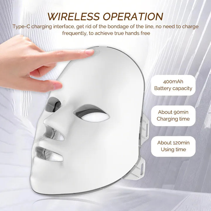 Red Light Therapy Face Mask 7 Colors